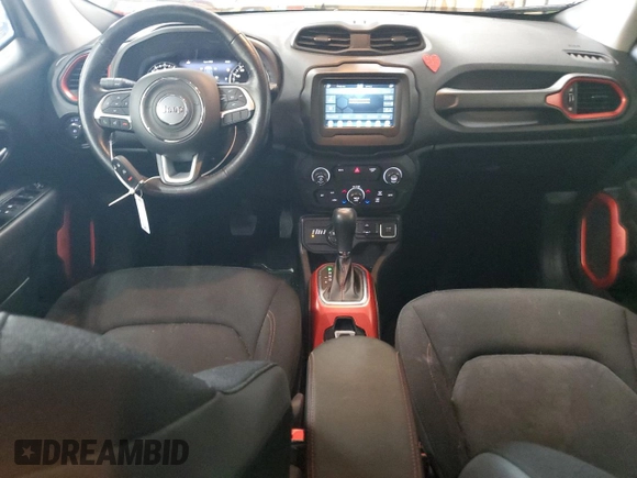 2018 Jeep Renegade Trailhawk with VIN ZACCJBCB2JPG81356, listed as a Copart auction lot 48348035 with 51,621 mi miles and Salvage Title. Bid and sale history available at carsss.com. Image 8.