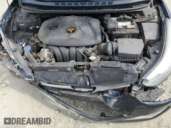 2015 Hyundai Elantra SE z VIN 5NPDH4AE0FH556185, wystawiony jako Copart lot #55722115 z przebiegiem 131 798 mil mil oraz Szkody całkowita. Historia ofert i sprzedaży dostępna na DreamBid. Obrazek 11.