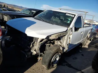 2018 Ford F-150 XL with VIN 1FTMF1EB9JKF96148, listed as a Copart auction lot 41754775 with 143,818 mi miles and Salvage Title. Bid and sale history available at carsss.com. Image 1.