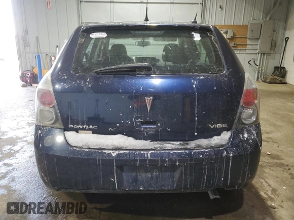 2009 Pontiac Vibe 1SA z VIN 5Y2SP67829Z451281, wystawiony jako Copart lot #45179615 z przebiegiem 200 037 mil mil oraz Szkoda całkowita • Salvage title. Historia ofert i sprzedaży dostępna na DreamBid. Obrazek 6.