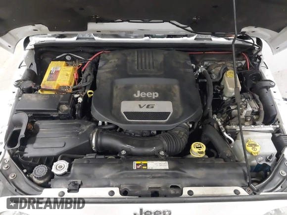 2014 Jeep Wrangler Sahara with VIN 1C4AJWBG7EL234625, listed as a IAAI auction lot 41726770 with 128,080 mi miles and . Bid and sale history available at DreamBid. Image 10.