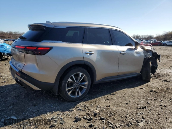 2023 Infiniti QX60 Luxe z VIN 5N1DL1FSXPC367774, wystawiony jako Copart lot #50039935 z przebiegiem 36 379 mil mil oraz Szkoda całkowita • Salvage title. Historia ofert i sprzedaży dostępna na DreamBid. Obrazek 3.