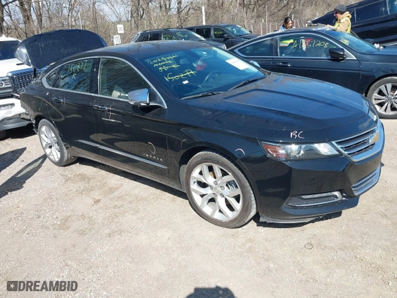 2018 Chevrolet Impala Premier with VIN 2G1125S38J9150277, listed as a IAAI auction lot 41835040 with 84,309 mi miles. Bid and sale history available at carsss.com. Image 1.