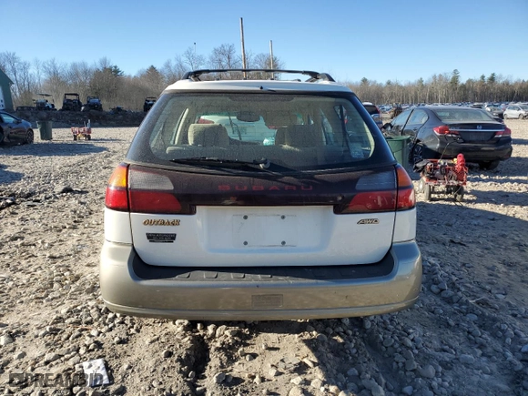 2001 Subaru Legacy Wagon Outback w/RB Equip with VIN 4S3BH665017671569, listed as a Copart auction lot 81487674 with 128,939 mi miles and Salvage Title. Bid and sale history available at carsss.com. Image 6.