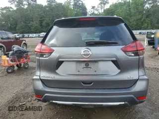 2018 Nissan Rogue S with VIN 5N1AT2MT9JC806474, listed as a Copart auction lot 52872555 with 147,093 mi miles and Salvage Title. Bid and sale history available at carsss.com. Image 6.