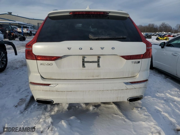 2019 Volvo XC60 Inscription with VIN LYV102RL0KB341238, listed as a Copart auction lot 42243335 with 55,491 mi miles and Salvage Title. Bid and sale history available at carsss.com. Image 6.