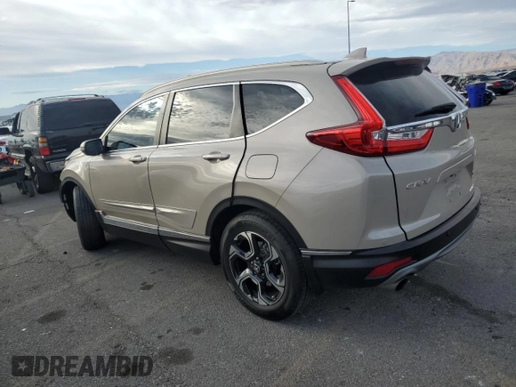 2017 Honda CR-V Touring with VIN 5J6RW2H90HL049188, listed as a Copart auction lot 86656364 with 28,498 mi miles and Salvage Title. Bid and sale history available at carsss.com. Image 2.