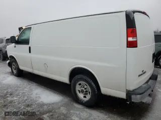2017 GMC Savana Cargo Van with VIN 1GTW7AFG9H1105383, listed as a Copart auction lot 42632255 with 0 mi miles and Salvage Title. Bid and sale history available at carsss.com. Image 2.