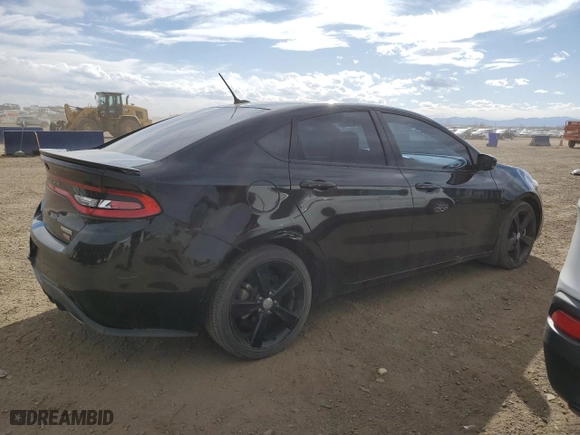 2013 Dodge Dart Limited with VIN 1C3CDFCH2DD307601, listed as a Copart auction lot 50173555 with 123,434 mi miles and Clean Title. Bid and sale history available at carsss.com. Image 3.