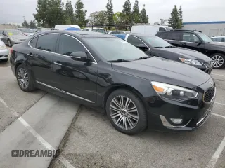 2014 Kia Cadenza Premium with VIN KNALN4D77E5122973, listed as a Copart auction lot 50920075 with 150,907 mi miles and Clean Title. Bid and sale history available at DreamBid. Image 4.