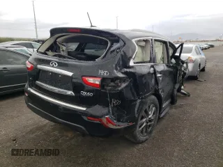 2014 Infiniti QX60 with VIN 5N1AL0MN3EC541756, listed as a Copart auction lot 87489814 with Not Provided miles and Non Repairable. Bid and sale history available at DreamBid. Image 4.