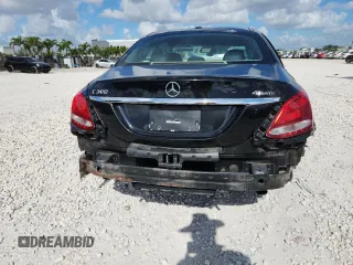 2016 Mercedes-Benz C 300 Luxury with VIN 55SWF4KB3GU133991, listed as a Copart auction lot 60081445 with 86,734 mi miles and Salvage title. Bid and sale history available at DreamBid. Image 6.