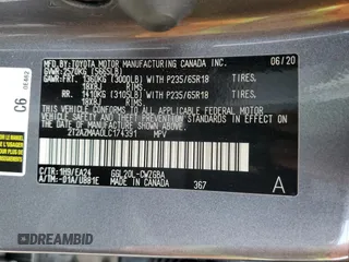2020 Lexus RX 350 z VIN 2T2AZMAA0LC174391, wystawiony jako Copart lot #49818535 z przebiegiem 126 867 mil mil oraz Szkoda całkowita • Salvage title. Historia ofert i sprzedaży dostępna na DreamBid. Obrazek 13.