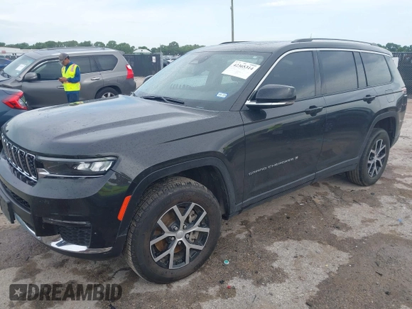 2023 Jeep Grand Cherokee Limited z VIN 1C4RJKBG2P8841694, wystawiony jako IAAI lot #42365314 z przebiegiem 59 987 mil mil oraz . Historia ofert i sprzedaży dostępna na DreamBid. Obrazek 2.