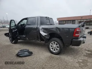 2023 Ram 2500 Laramie with VIN 3C6UR5FL5PG616179, listed as a Copart auction lot 84209194 with 0 mi miles and Salvage Title. Bid and sale history available at carsss.com. Image 2.