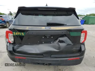 2022 Ford Explorer with VIN 1FM5K8AC6NGC24293, listed as a Copart auction lot 54847945 with 37,261 mi miles and Salvage title. Bid and sale history available at DreamBid. Image 6.