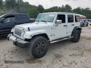 2015 Jeep Wrangler Unlimited Sahara with VIN 1C4HJWEG7FL671259, listed as a Copart auction lot 60151225 with 81,281 mi miles and Clean title. Bid and sale history available at DreamBid. Image 1.
