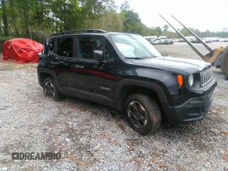 2018 Jeep Renegade Sport with VIN ZACCJBAB1JPH33336, listed as a IAAI auction lot 36383839 with 36,840 mi miles. Bid and sale history available at carsss.com. Image 1.