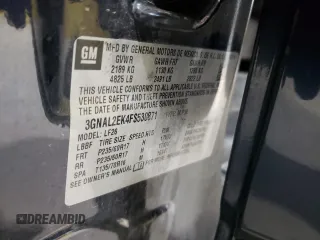 2015 Chevrolet Captiva Sport LS with VIN 3GNAL2EK4FS530871, listed as a Copart auction lot 53811375 with 115,901 mi miles and Salvage Title. Bid and sale history available at DreamBid. Image 13.