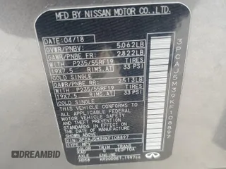 2019 Infiniti QX50 Essential с VIN 3PCAJ5M39KF108897, выставлен на аукционе Copart как лот 60618435 с пробегом Не указан миль и Списание • Salvage title. История ставок и продаж доступна на DreamBid. Изображение 13.