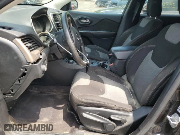 2016 Jeep Cherokee Sport with VIN 1C4PJMABXGW191341, listed as a Copart auction lot 59394975 with 116,385 mi miles and Salvage title. Bid and sale history available at DreamBid. Image 7.