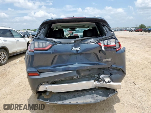 2019 Jeep Cherokee Latitude Plus z VIN 1C4PJLLB5KD383813, wystawiony jako Copart lot #59374655 z przebiegiem 45 506 mil mil oraz Szkoda całkowita • Salvage title. Historia ofert i sprzedaży dostępna na DreamBid. Obrazek 6.