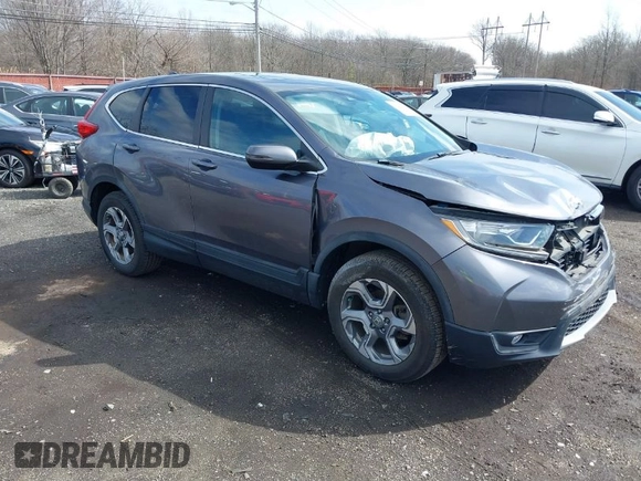 2018 Honda CR-V EX-L with VIN 7FARW2H87JE039574, listed as a IAAI auction lot 41741503 with 34,327 mi miles. Bid and sale history available at carsss.com. Image 1.