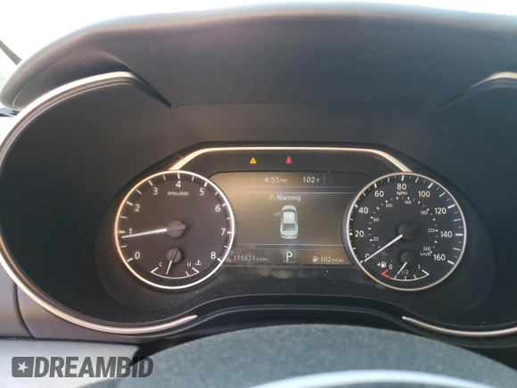 2016 Nissan Maxima S with VIN 1N4AA6AP4GC906408, listed as a Copart auction lot 73393954 with 116,621 mi miles and Salvage Title. Bid and sale history available at DreamBid. Image 9.