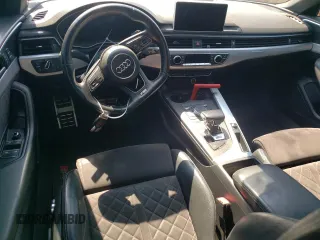 2018 Audi S4 Premium Plus with VIN WAUB4AF41JA004239, listed as a Copart auction lot 68134044 with 114,230 mi miles and Salvage Title. Bid and sale history available at carsss.com. Image 8.