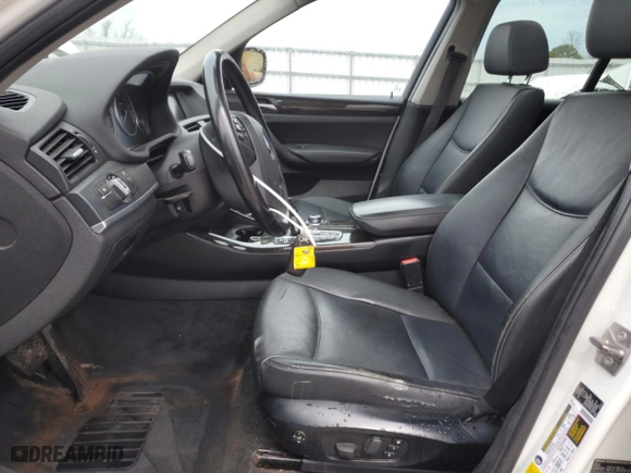 2013 BMW X3 xDrive28i with VIN 5UXWX9C51D0A11095, listed as a Copart auction lot 53869505 with 136,841 mi miles and Clean Title. Bid and sale history available at carsss.com. Image 7.