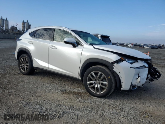 2015 Lexus NX 200t with VIN JTJYARBZXF2005295, listed as a Copart auction lot 64029755 with 34,784 mi miles and Salvage title. Bid and sale history available at DreamBid. Image 4.