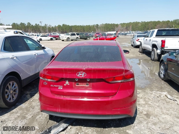 2018 Hyundai Elantra SE with VIN KMHD74LF6JU580817, listed as a IAAI auction lot 41746131 with 108,999 mi miles. Bid and sale history available at carsss.com. Image 16.