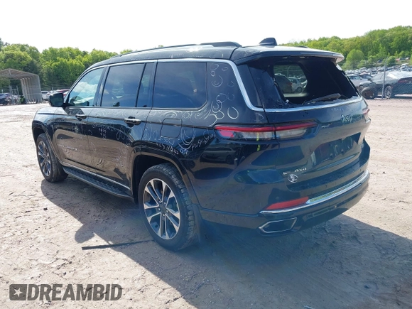 2021 Jeep Grand Cherokee Overland z VIN 1C4RJKDG9M8119728, wystawiony jako IAAI lot #42324696 z przebiegiem 48 379 mil mil oraz . Historia ofert i sprzedaży dostępna na DreamBid. Obrazek 3.