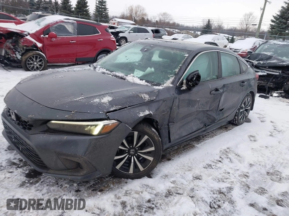 2024 Honda Civic EX-L z VIN 19XFL1H7XRE000407, wystawiony jako IAAI lot #41331186 z przebiegiem 22 764 mil mil oraz . Historia ofert i sprzedaży dostępna na DreamBid. Obrazek 17.