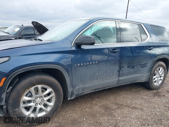 2022 Chevrolet Traverse LS with VIN 1GNERFKW6NJ147951, listed as a IAAI auction lot 41388931 with 57,424 mi miles and . Bid and sale history available at DreamBid. Image 15.