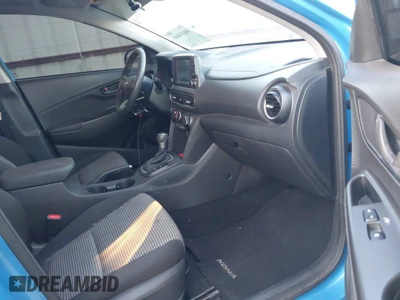 2019 Hyundai Kona SEL with VIN KM8K62AA6KU287071, listed as a IAAI auction lot 40654840 with 93,566 mi miles and . Bid and sale history available at DreamBid. Image 5.