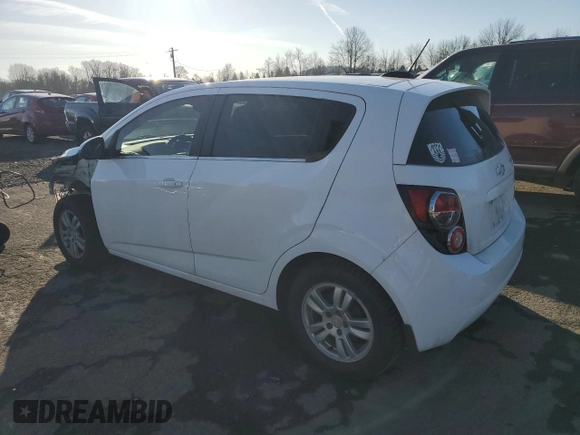2016 Chevrolet Sonic LT with VIN 1G1JC6SB4G4151321, listed as a Copart auction lot 46702765 with 137,129 mi miles and Salvage Title. Bid and sale history available at carsss.com. Image 2.