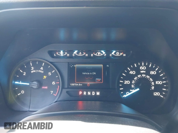 2019 Ford F-150 XL with VIN 1FTEW1C59KKE38668, listed as a IAAI auction lot 41538187 with 109,704 mi miles and . Bid and sale history available at DreamBid. Image 7.
