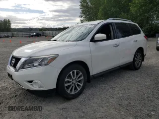 2013 Nissan Pathfinder Platinum z VIN 5N1AR2MMXDC649582, wystawiony jako Copart lot #56229675 z przebiegiem 230 188 mil mil oraz Szkoda całkowita • Salvage title. Historia ofert i sprzedaży dostępna na DreamBid. Obrazek 1.