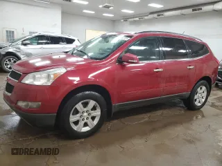 2012 Chevrolet Traverse 1LT z VIN 1GNKVGED1CJ222082, wystawiony jako Copart lot #56864725 z przebiegiem 146 963 mil mil oraz Czysty tytuł • Clean title. Historia ofert i sprzedaży dostępna na DreamBid. Obrazek 1.