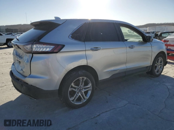 2016 Ford Edge Titanium with VIN 2FMPK4K92GBB43743, listed as a Copart auction lot 82687633 with 151,311 mi miles and Salvage Title. Bid and sale history available at carsss.com. Image 3.