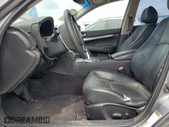 2012 Infiniti G25 Journey with VIN JN1DV6AP8CM812079, listed as a Copart auction lot 56431805 with 116,278 mi miles and Salvage title. Bid and sale history available at DreamBid. Image 7.