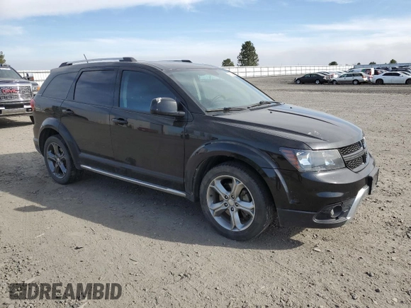2014 Dodge Journey Crossroad with VIN 3C4PDDGG8ET311621, listed as a Copart auction lot 53389975 with 182,896 mi miles and Clean title. Bid and sale history available at DreamBid. Image 4.