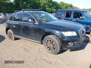 2013 Audi Q5 Premium with VIN WA1CFAFPXDA041154, listed as a IAAI auction lot 39572612 with Not provided miles and . Bid and sale history available at DreamBid. Image 1.