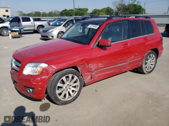 2011 Mercedes-Benz GLK with VIN WDCGG5GB3BF601265, listed as a Copart auction lot 52254665 with 132,692 mi miles and Salvage Title. Bid and sale history available at carsss.com. Image 1.