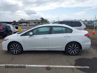 2015 Honda Civic Sedan EX-L with VIN 19XFB2F90FE253261, listed as a IAAI auction lot 41905962 with 146,441 mi miles. Bid and sale history available at carsss.com. Image 14.