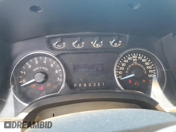 2011 Ford F-150 XL with VIN 1FTFW1CF2BFB11406, listed as a Copart auction lot 59709705 with 170,972 mi miles and Clean title. Bid and sale history available at DreamBid. Image 9.