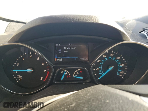 2016 Ford Escape Titanium with VIN 1FMCU9J91GUB34663, listed as a Copart auction lot 48044425 with 104,565 mi miles and Salvage Title. Bid and sale history available at carsss.com. Image 9.