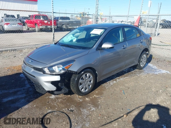 2021 Kia Rio LX with VIN 3KPA24AD1ME398923, listed as a IAAI auction lot 41031202 with 48,919 mi miles. Bid and sale history available at carsss.com. Image 19.