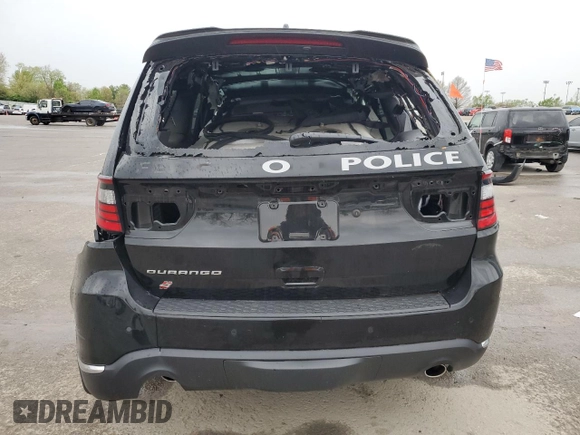 2024 Dodge Durango Special Service with VIN 1C4SDJFT0RC138993, listed as a Copart auction lot 53487835 with 6,847 mi miles and Salvage title. Bid and sale history available at DreamBid. Image 6.